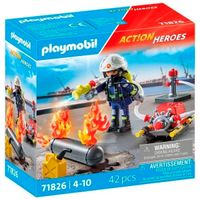Playmobil Action Heroes Bombero con Bomba de Agua