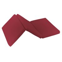 Colchón plegable cuna viaje Rojo