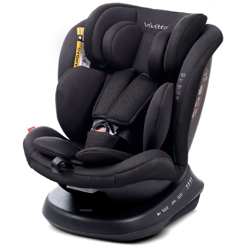 Silla-coche-Sanna-40-150-cm-c-cinturon-Negro