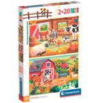Puzzle-Familia-Granja-2x20-Piezas