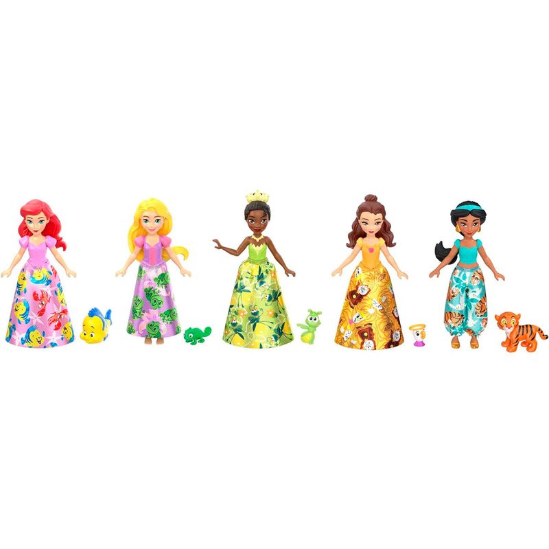 Princesas-Disney-Pack-Mini-Muñecas-y-Amigos