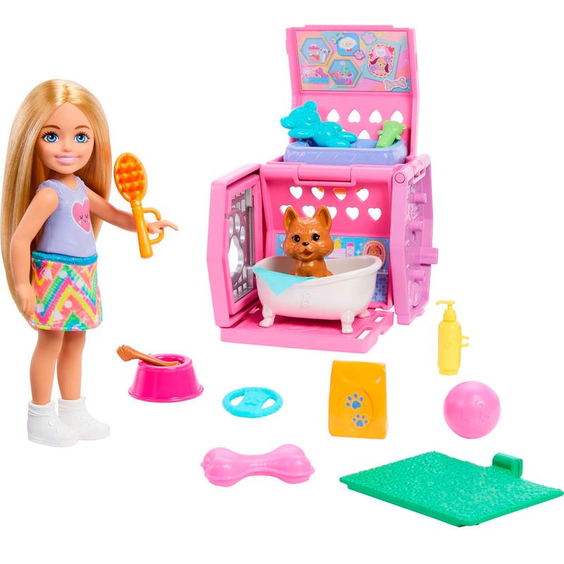 Barbie-Familia-y-Amigos-Chelsea-y-su-Perro
