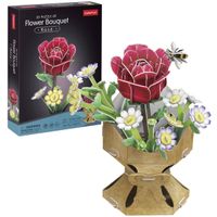 Bouquet Construcción 3D Flores Clavel