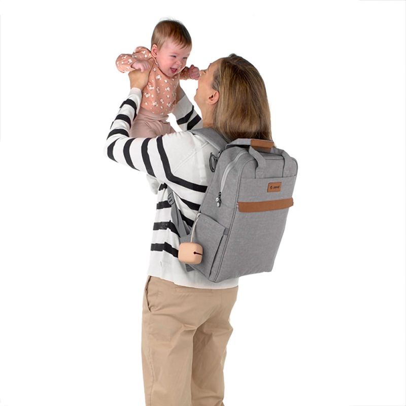 Mochila-maternal-Backpack-Gris_4