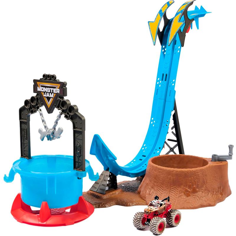 Monster-Jam-Mud-Blasters-Pista-Dunk-Tank