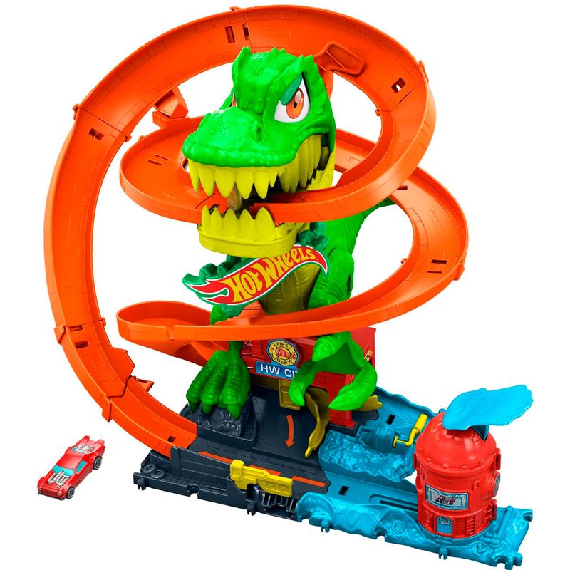 Hot-Wheels-T-Rex-Batalla-en-Llamas-Pista