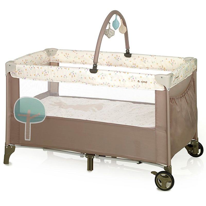 Cuna-de-viaje-Duo-Level-con-Arco-Iris