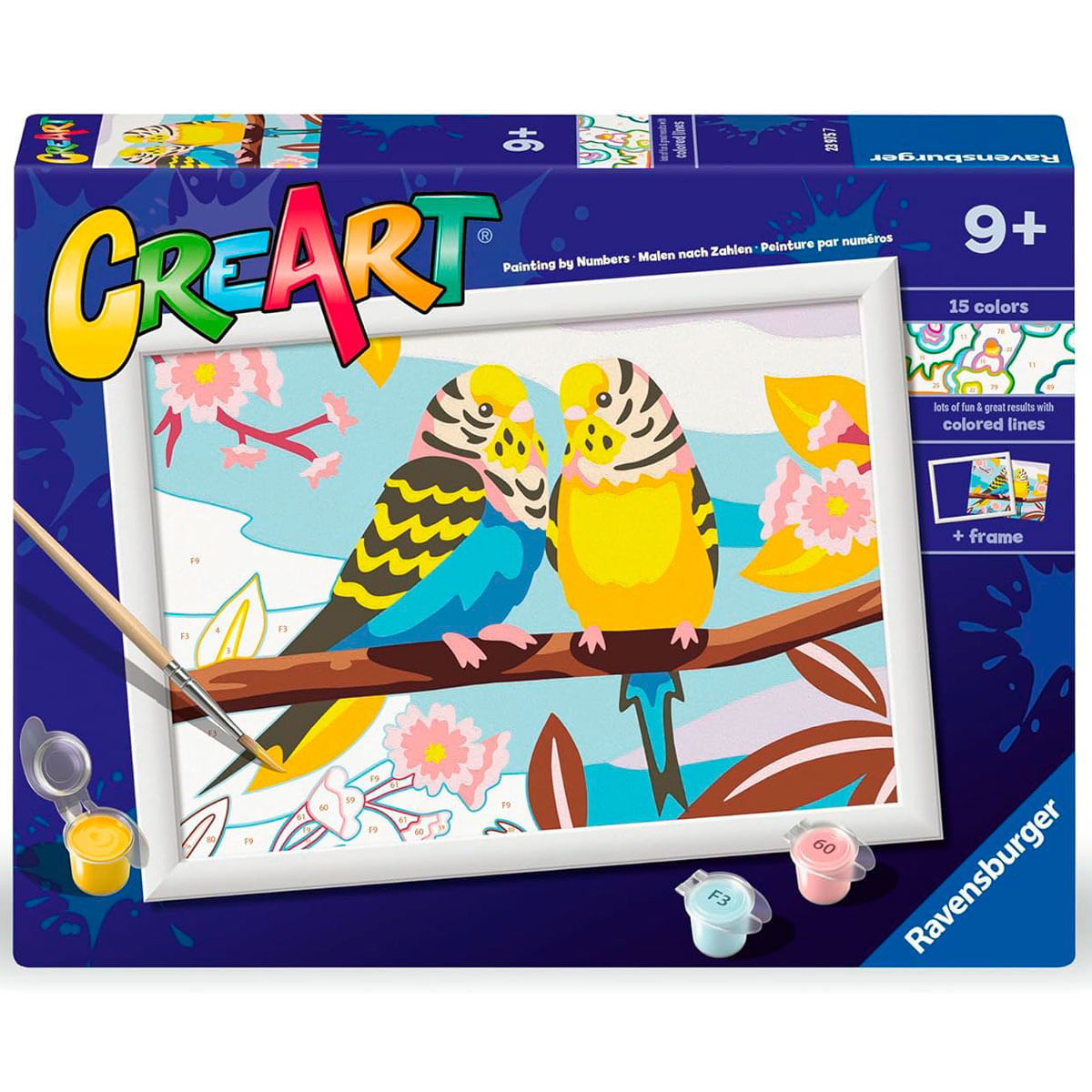 Ravensburger CreArt – Pintura Por Números Paisaje Mediterráneo – Kit Premium Para Adultos Y Adolescentes +14 Años