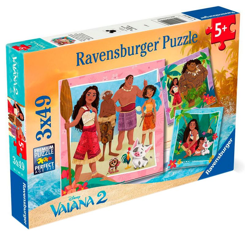 Vaiana-2-Puzzle-3x49-Piezas