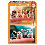 Puzzle-Bebes-Animales-2x20-Piezas