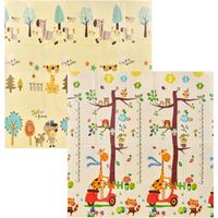 Alfombra de juegos XXL Reversible Zebra/ Girafa