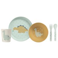 Vajilla Para Microondas 5 Piezas Dinos