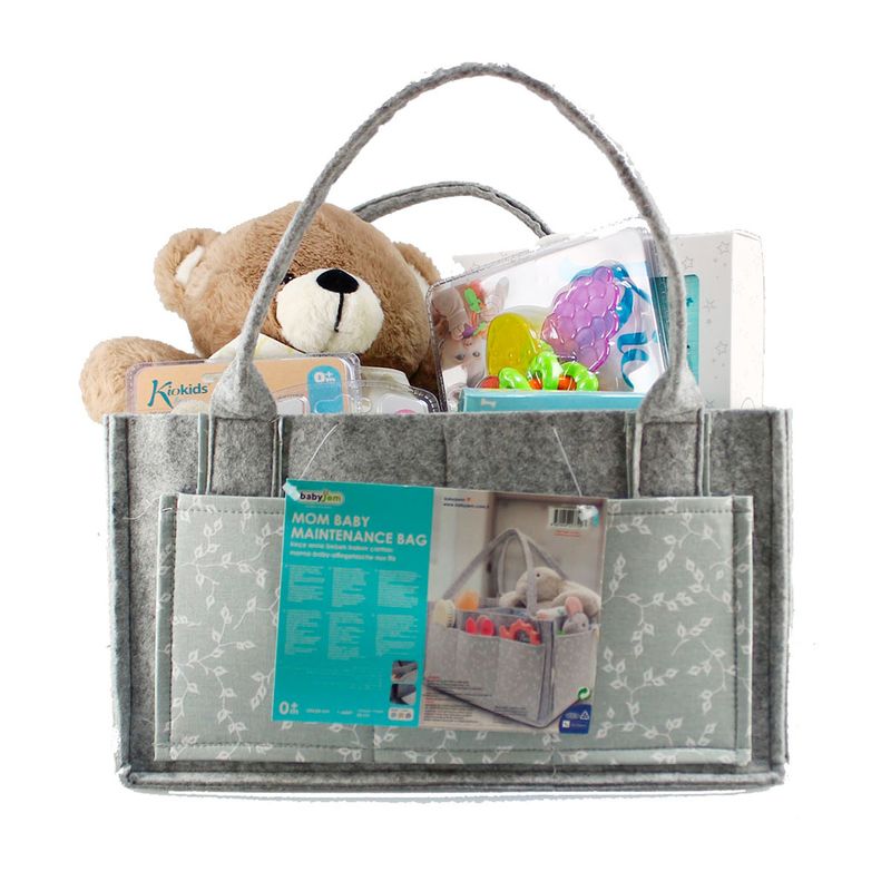 Canastilla-de-bebe-Cesta-Gris