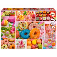 Puzzle Collage de Dulces 500 Piezas