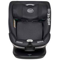 Silla coche Milos 40-150 cm top tether Negro