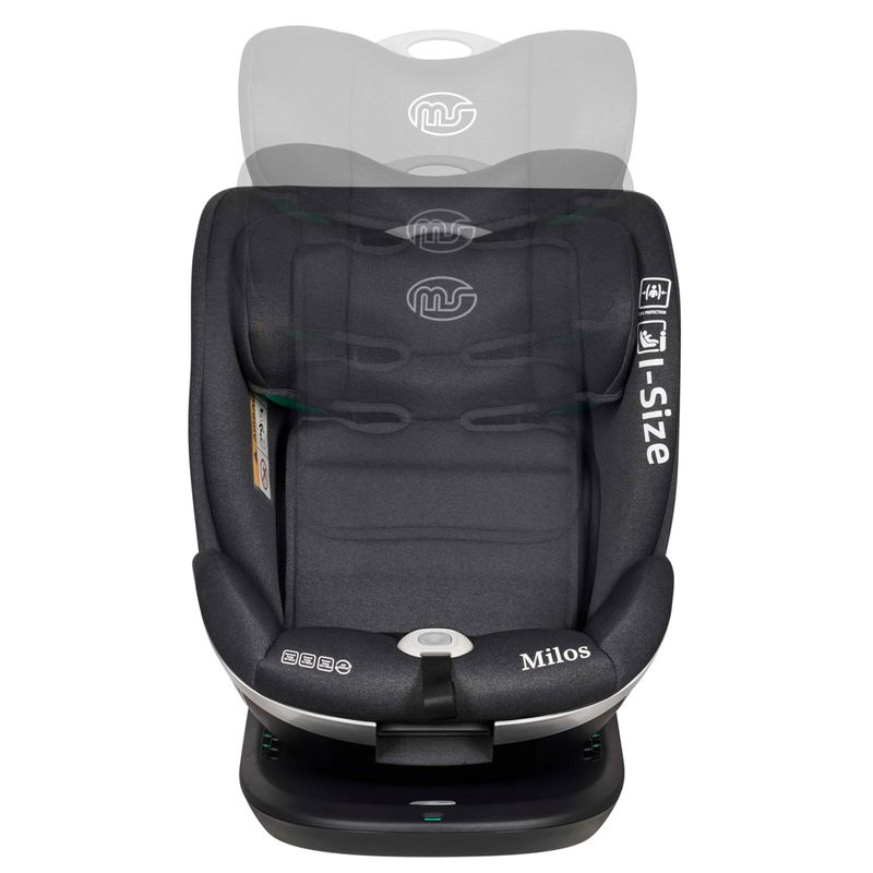 Silla-coche-Milos-40-150-cm-top-tether-Negro_2