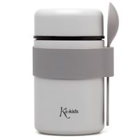 Termo papillero inox 500 ml Gris