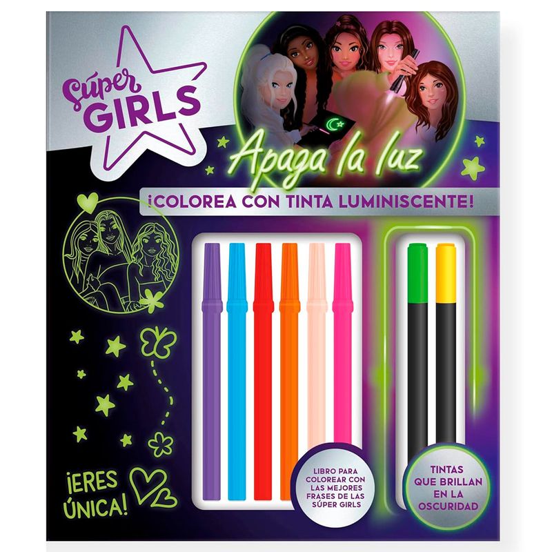 Super-Girls-Colorea-con-Tinta-Luminiscente