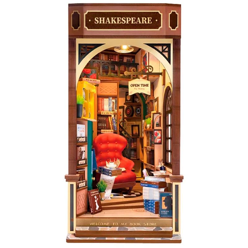 Libreria-Maqueta-Madera-Book-Nook-Sujetalibros