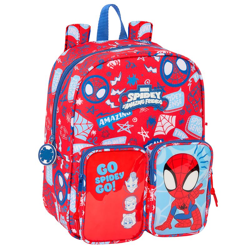 Spidey-Mochila-Guarderia-Bolsillos-Rescue
