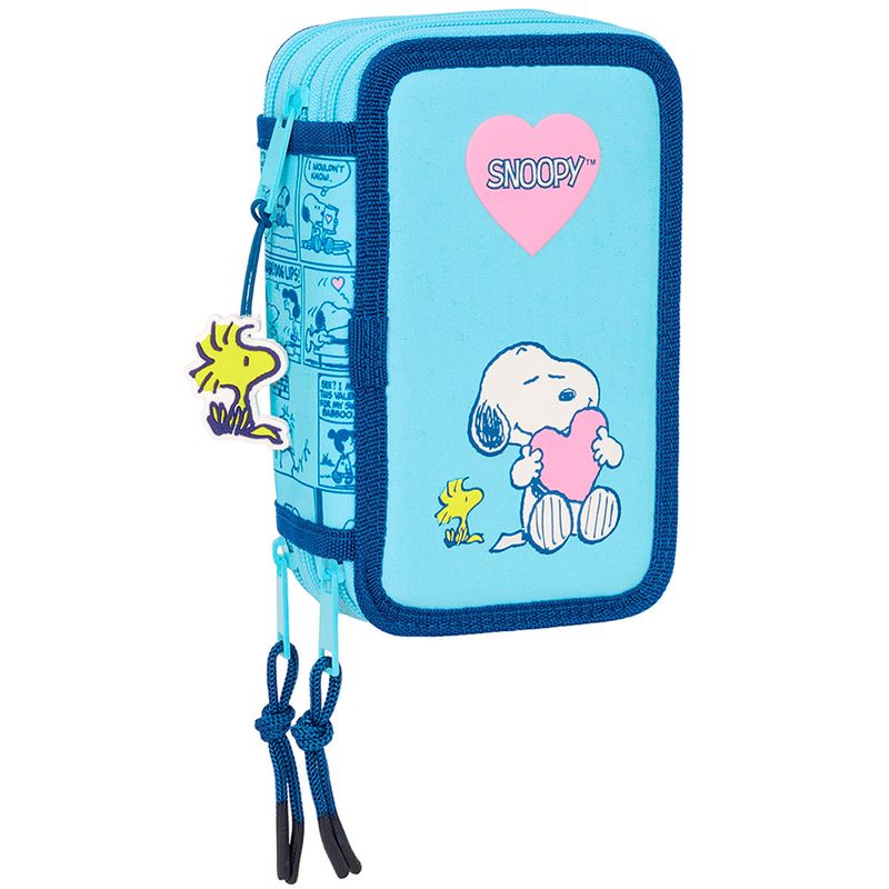 Snoopy-Estuche-Triple-Love