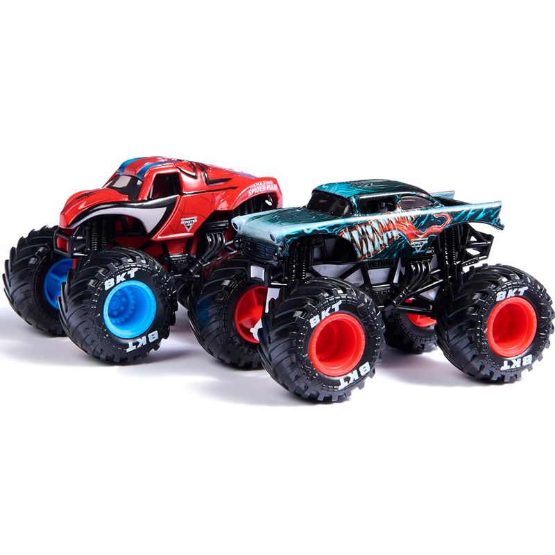 Spiderman-Monster-Jam-Pack-Vehiculos-Spiderman-y-Venom