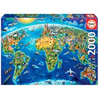 Símbolos del Mundo Puzzle 2000 Piezas