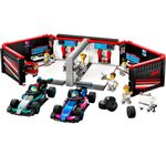 Lego-City-Garaje-de-F1Mercedes-AMG-y-Alpine_1