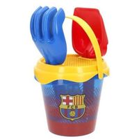 F.C Barcelona Cubo de Playa con Accesorios