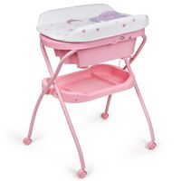 Bañera Bebé con cambiador Bubble Rosa