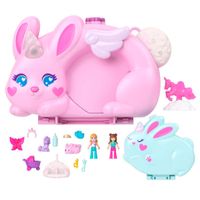 Polly Pocket Estuche 2 en 1 Diversión con Conejitos