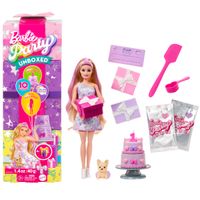 Barbie Party Unboxed Serie Cumpleaños Rubia