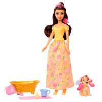 Princesas Disney Bella Baña y Cepilla al Perrito