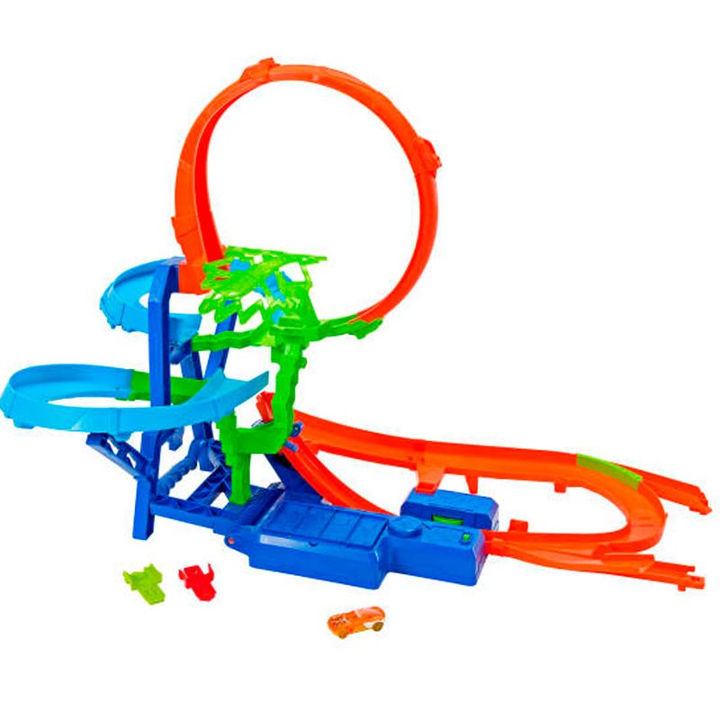 Hot-Wheels-Pista-Acrobatica-Choque-en-el-Aire