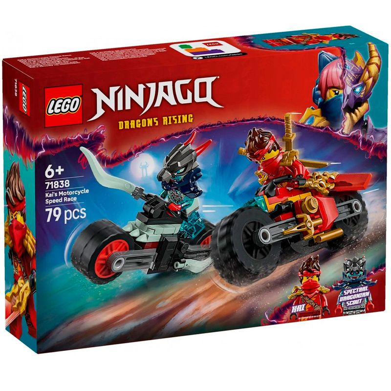 Lego-Ninjago-Carrera-Relampago-en-Moto-de-Kai
