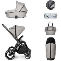 Cochecito 2 piezas Muuvo Quick 3.0 Steel Grey