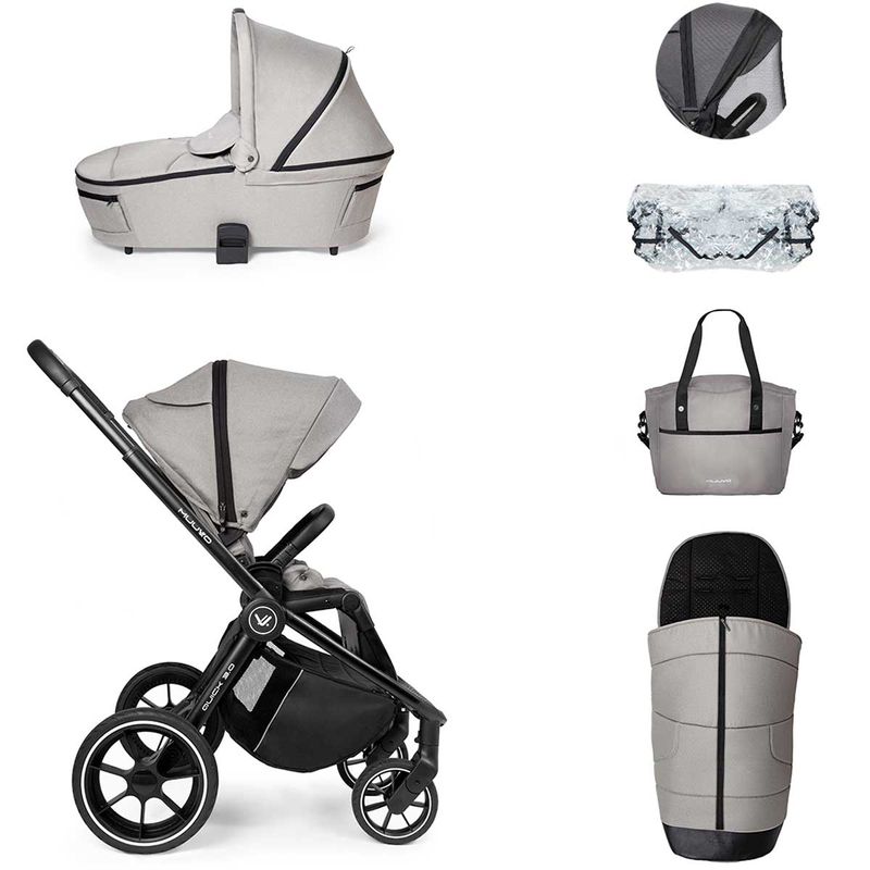 Cochecito-2-piezas-Muuvo-Quick-30-Steel-Grey