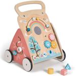Andador-Correpasillos-madera-Mimo-Salmon