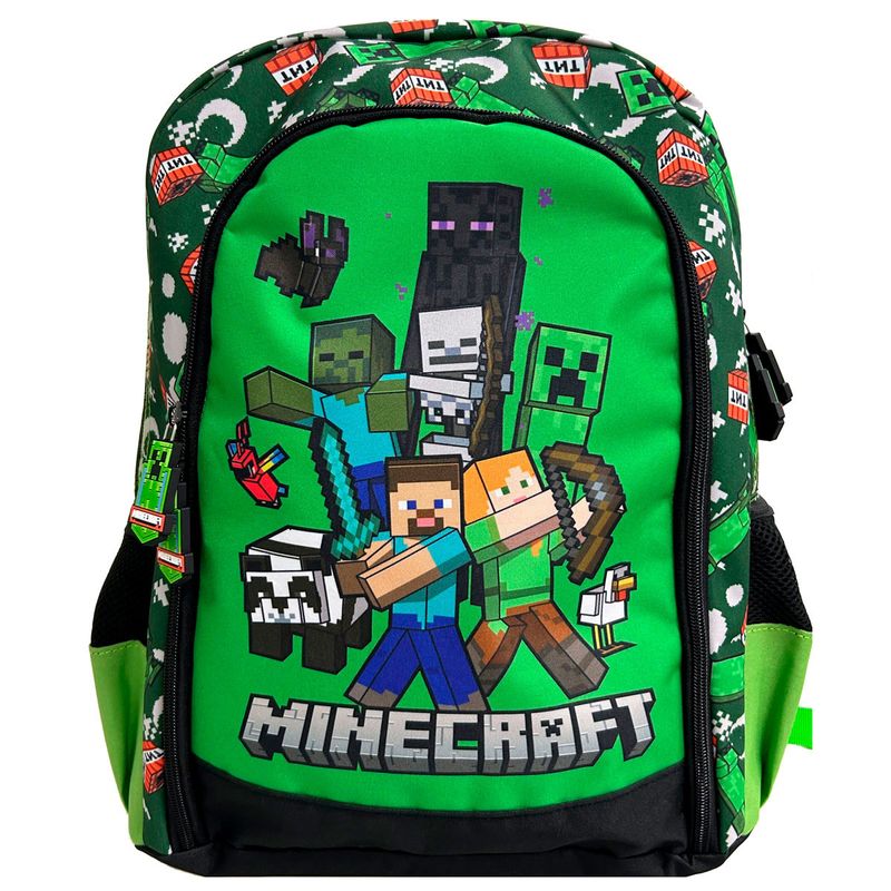 Minecraft-Mochila-Escolar-Grande