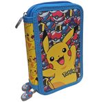 Pokemon-Estuche-Escolar-Triple