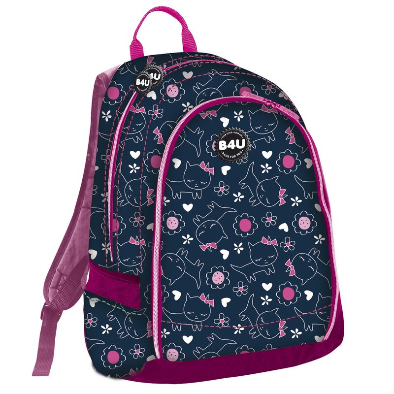 Mochila-Escolar-Gatitos