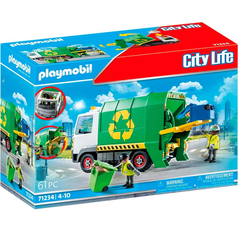 Playmobil-City-Life-Camion-de-Reciclaje
