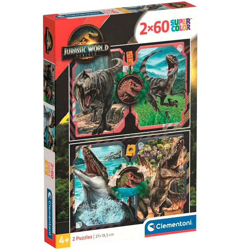 Jurassic-World-Puzzle-2x60-Piezas