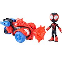 Spidey y sus Amigos Techno Racer Vehículo Miles Morales
