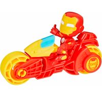 Spiderman y sus Amigos Motocicleta Iron Man