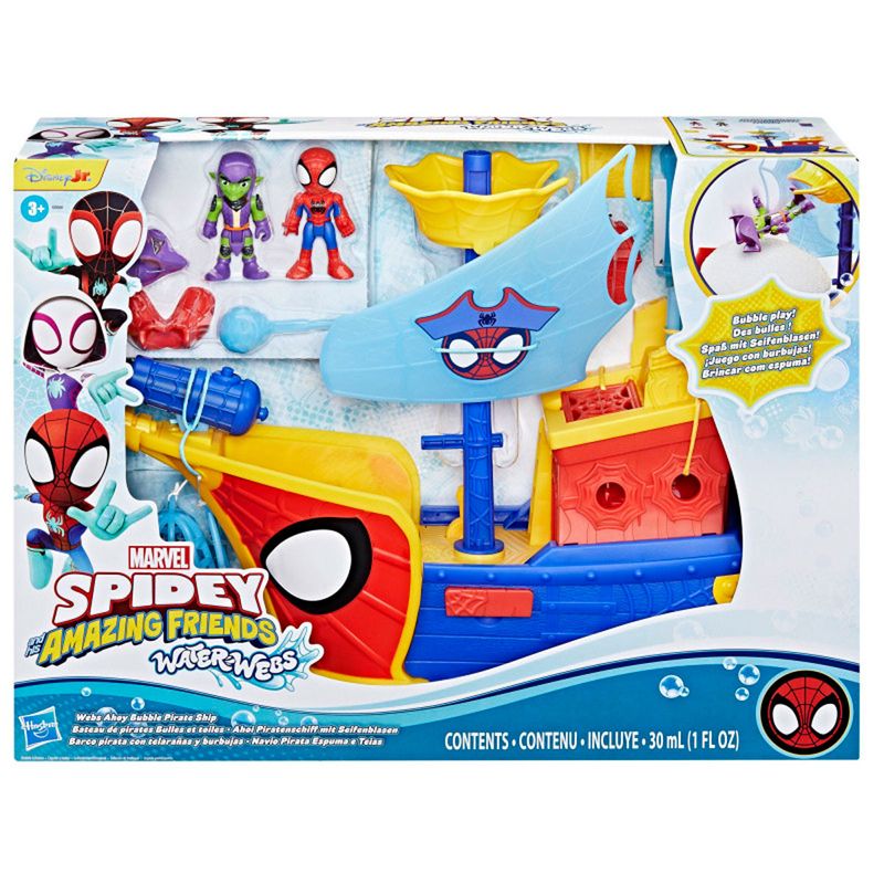 Spidey-y-sus-Amigos-Waterwebs-Barco-Pirata-con-telarañas-y-Burbujas_2