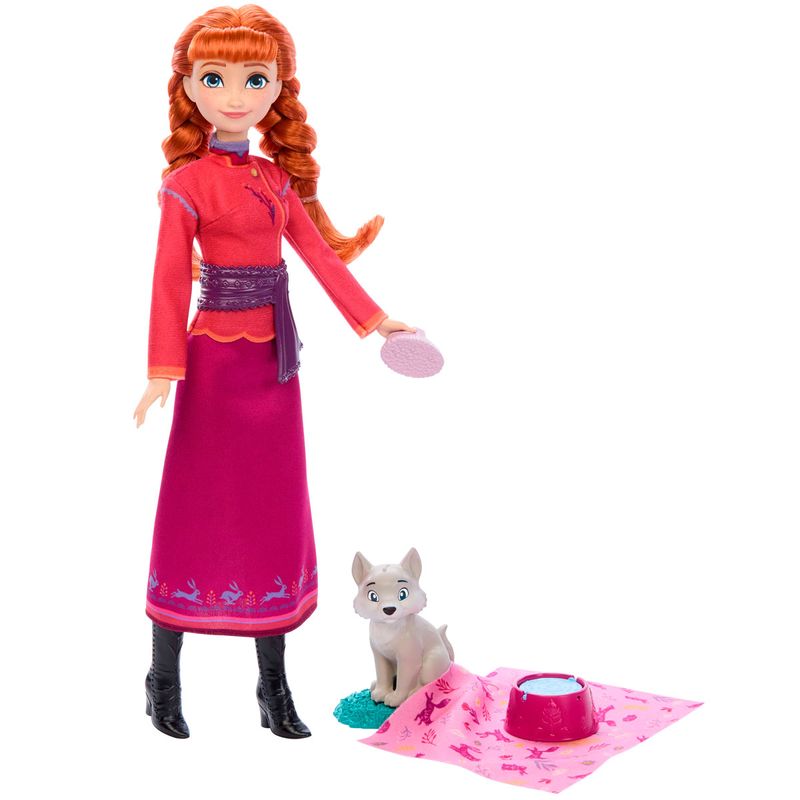 Frozen-Muñeca-Anna-y-Lobito