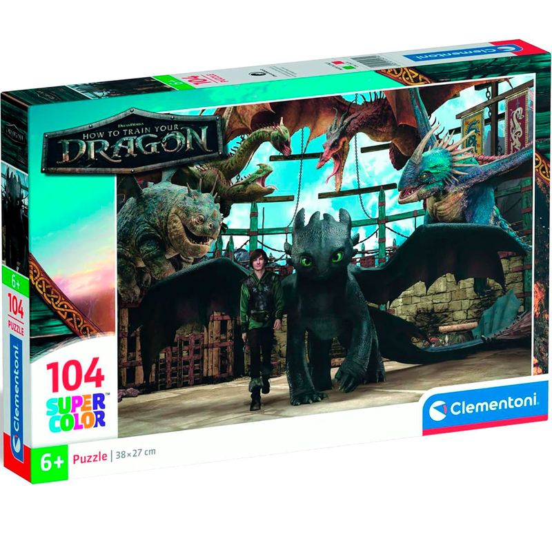 Como-Entrenar-a-tu-Dragon-Puzzle-104-Piezas