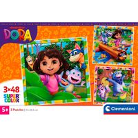 Dora la Exploradora 3x48 Piezas