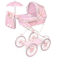 Carro de Muñecas Sophie Plegable con Sombrilla